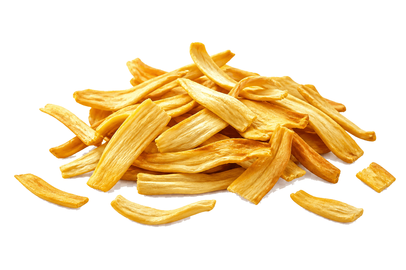 Finished golden Kerala-style jackfruit chips